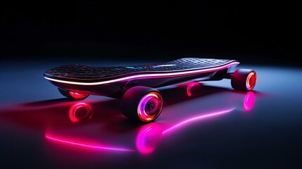 Wall Mural - a toy car with red lights