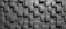 Gray Color Rectangular Pattern, Wall, Box  2