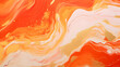 Abstract marbling marble oil acrylic paint background illustration art wallpaper - Red orange color with waving waves swirls liquid fluid texture banner painting textur, brochure, header, generative a