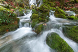 Fototapeta Pomosty -  Toberia Waterfalls at Llanada Alavesa, Basque Country, Spain