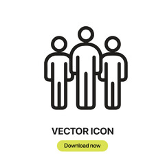 Fototapete - Network icon vector. Linear-style sign for mobile concept and web design. Network symbol illustration. Pixel vector graphics - Vector.	
