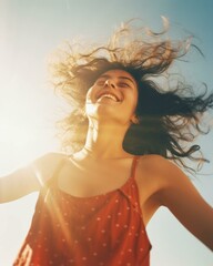 Wall Mural - portrait of a free woman