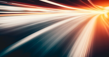 Wall Mural - speed motion blur background. motion blurred image of traffic in the highway. Traffic concept image