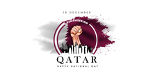 National Day Of Qatar. A National Holiday Celebrating The Union And Gaining Independence Qatar December 18, 1878
