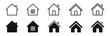 © 11ua - Home icon set. House icon collection. Real estate icons. Home symbols