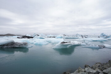 Wall Mural - iceberg in jokulsarlon country