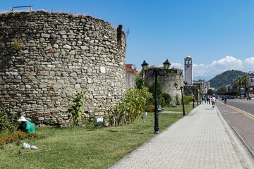 Castle in the city of Elbasan, Albania