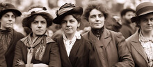 Women Suffragettes Who Demonstrated For The Right To Vote