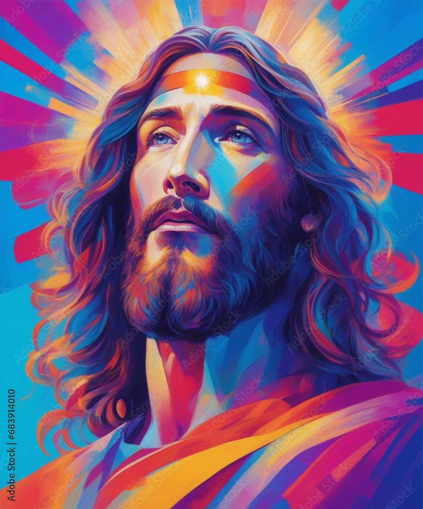 jesus christ Stock Illustration | Adobe Stock
