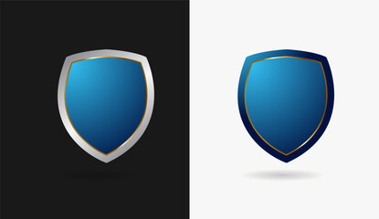 Shield Vector Design Element for banners security artwork Sheild finance icon elegant