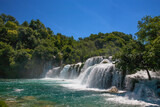 Fototapeta Krajobraz - Skradinski buk: the last waterfall on the Krka River, Krka National Park, Croatia