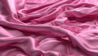 Luxurious Pink Silk: Close-Up Texture for Elegant Backgrounds