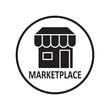 © Sejal - Marketplace icon. marketplace icon. For web design, apps, vector illustration on white background..eps