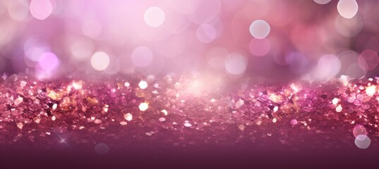 Wall Mural - pink christmas and Valentine bokeh bokeh glitter background