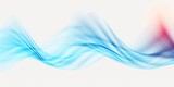 Fototapeta  - Air flow set of  elements on a white background. Abstract light effect blowing from an air conditioner, purifier or humidifier. Dynamic blurred flow, Generative AI 