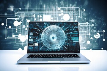 software, web development, programming concept. abstract programming language and program code on sc