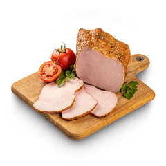 Poster - Smoked ham with black pepper crust