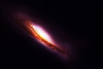Wall Mural - galaxy in deep space. elements of this image furnished by nasa