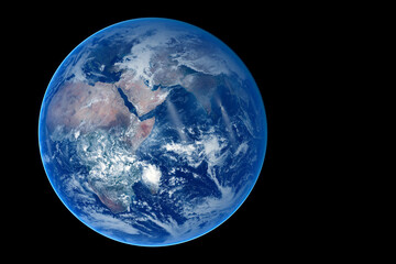 Wall Mural - planet earth on a dark background. elements of this image furnishing nasa.
