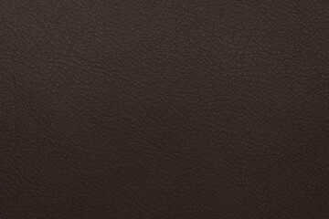 Canvas Print - Dark brown full grain leather texture for background