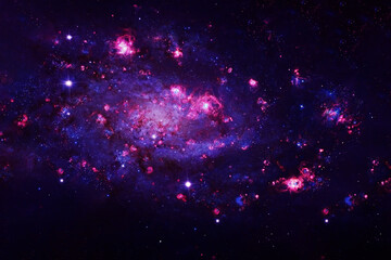 Wall Mural - beautiful cosmic nebula. elements of this image furnished by nasa