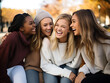 © NexGenVisions - Friends gathered in a casual setting, smiling and laughing