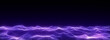 © ASdesign0714 - Abstract technology wave with motion glowing dots. Dark cyberspace in digital background. Connection big data. Futuristic wireframe texture. Dynamic analysis a network connection. 3D rendering.