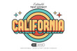© Mockmenot - California Text Effect Retro Style. Editable Text Effect.