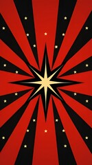 Wall Mural - Red and black card design | generative AI