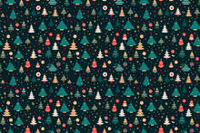 Seamless Christmas Digital Wallpaper