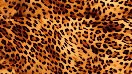 The pattern replicate the intricate and striking design of a leopard's coat created with Generative Ai