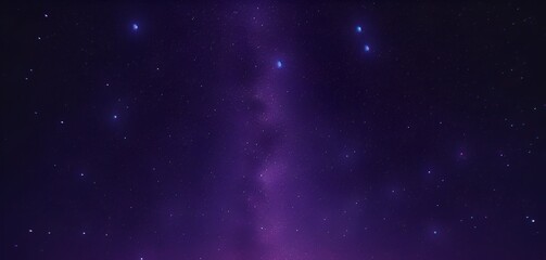 Poster - Purple starry night sky wallpaper.