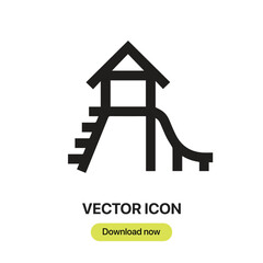 Poster - Sledge icon vector. Linear-style sign for mobile concept and web design. Sledge symbol illustration. Pixel vector graphics - Vector.	