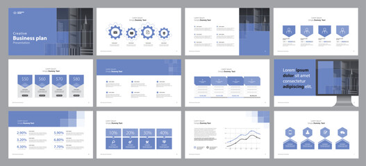 Aufkleber - business presentation template design backgrounds and page layout design for brochure, book, magazine, annual report and company profile, with info graphic elements graph design concept