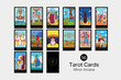 © Threecats - Set of  56 Minor arcana of the tarot, Vintage style mysterious characters