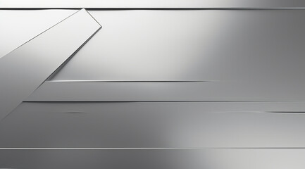 Wall Mural - Crossed lines on a matte metal surface creating a geometric pattern.