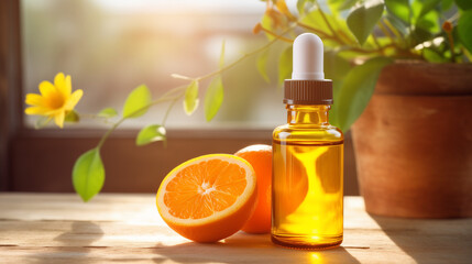 Sticker - essential oil with lemon