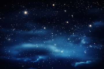 Wall Mural - a clear night sky adorned with twinkling stars, invoking a sense of cosmic wonder. concept of celest