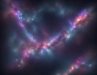 glittering galaxy nebula star space background
