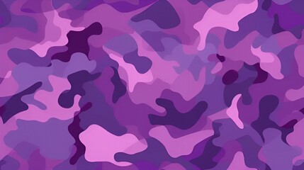 Wall Mural - purple camouflage background | generative AI