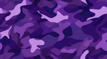Wall Mural - purple camouflage background | generative AI