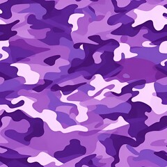 Wall Mural - purple camouflage background | generative AI