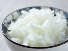 Chopped Onions In A Bowl