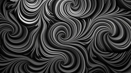 Wall Mural - a whirlwind of swirling, hypnotic patterns reminiscent of a digital art masterpiece, captivating in 