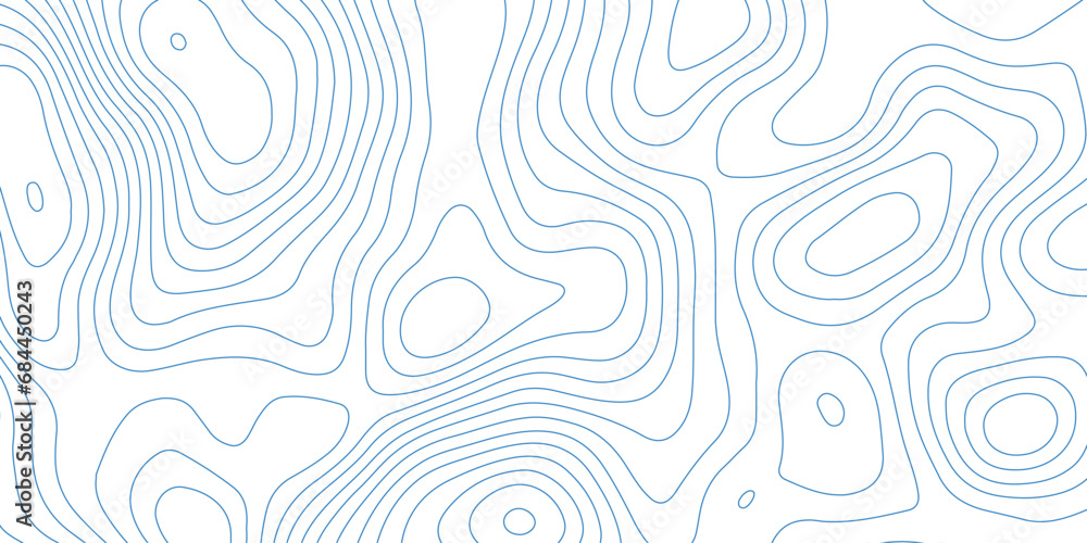 Abstract background of the topographic contours map with geographic ...