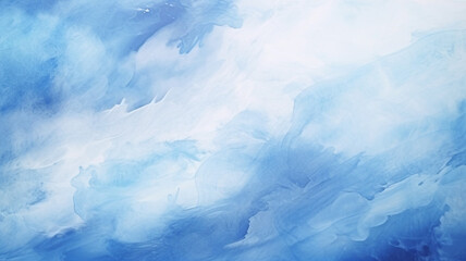 Wall Mural - abstract watercolor paint background by gradient light blue colo