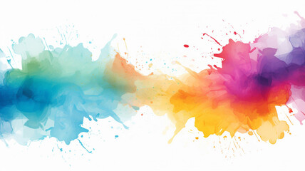 Wall Mural - colors watercolor paint stains background