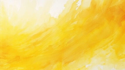 Wall Mural - yellow watercolor background. art hand paint colorful