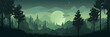 © sam - simple forest landscape background illustration