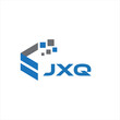 © Abdullah - JXQ letter technology logo design on white background. JXQ creative initials letter IT logo concept. JXQ setting shape design